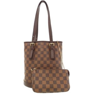 Louis Vuitton Damier Marais Bucket Shoulder Bag
